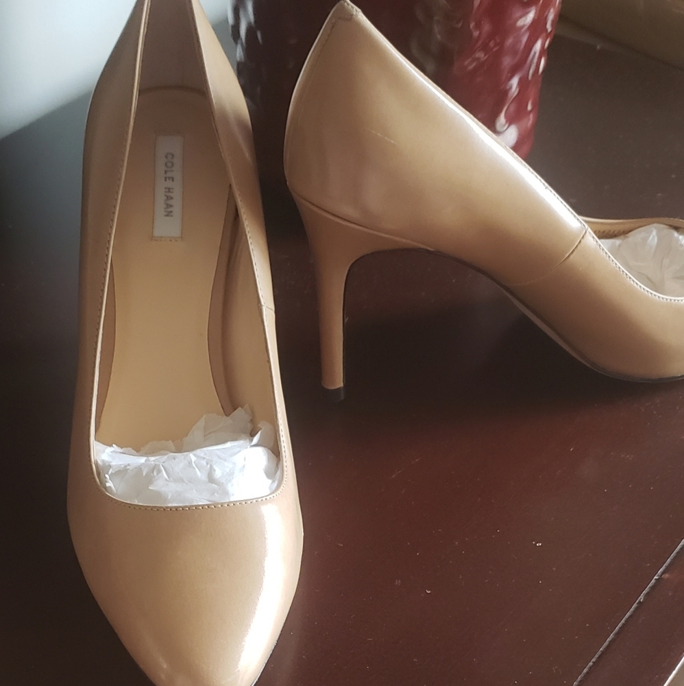 Taupe pumps by Cole Haan